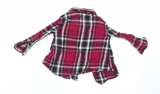 Primark Boys Red Check  Basic Button-Up Size 6-9 Months
