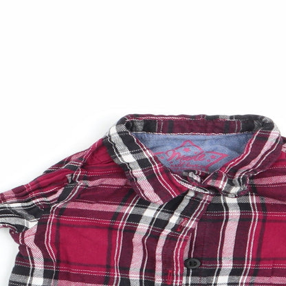 Primark Boys Red Check  Basic Button-Up Size 6-9 Months