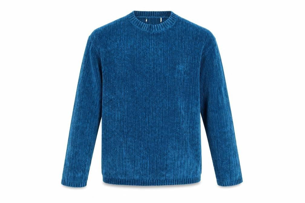 Mens UK Size S Preworn Blue Pullover Jumper