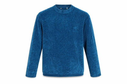 Mens UK Size S Preworn Blue Pullover Jumper