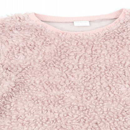 Florence and Fred Girls Pink   Pullover Jumper Size 13-14 Years