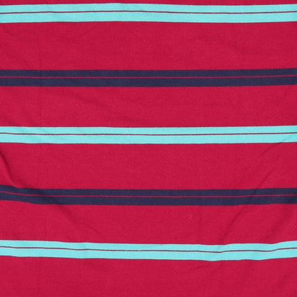 Palm Grove Mens Red Striped   Polo Size L