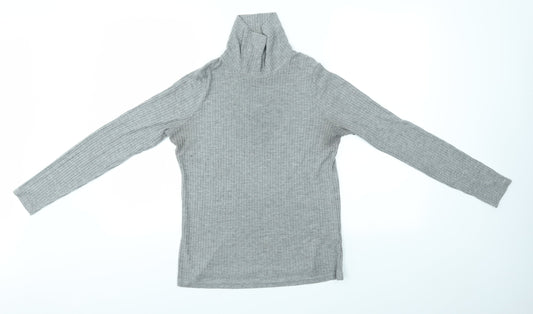 Womens UK Size 12 New Look Grey Pullover Jumper