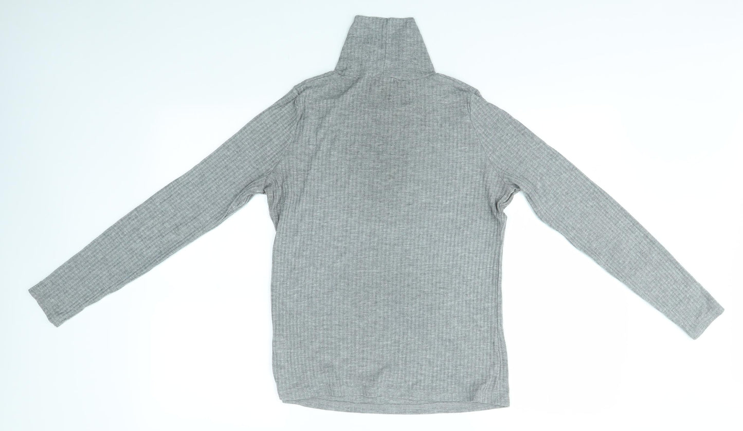 Womens UK Size 12 New Look Grey Pullover Jumper