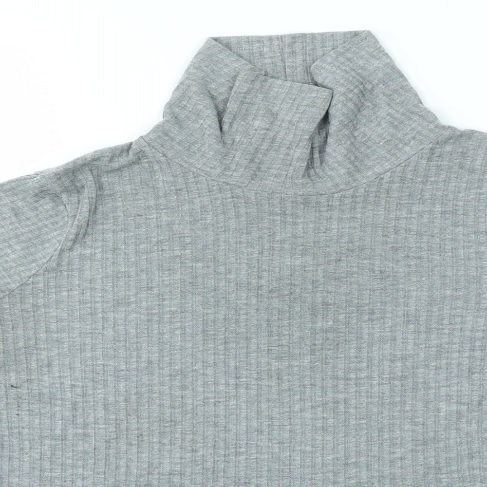 Womens UK Size 12 New Look Grey Pullover Jumper