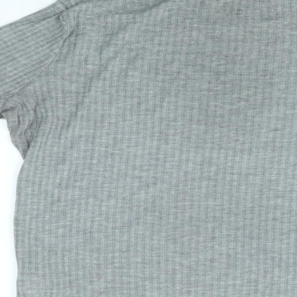 Womens UK Size 12 New Look Grey Pullover Jumper
