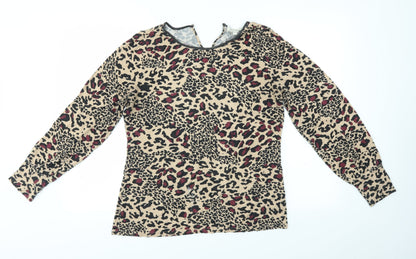 Womens UK Size L Oasis Multicoloured Basic T-Shirt