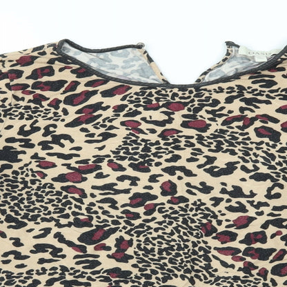 Womens UK Size L Oasis Multicoloured Basic T-Shirt