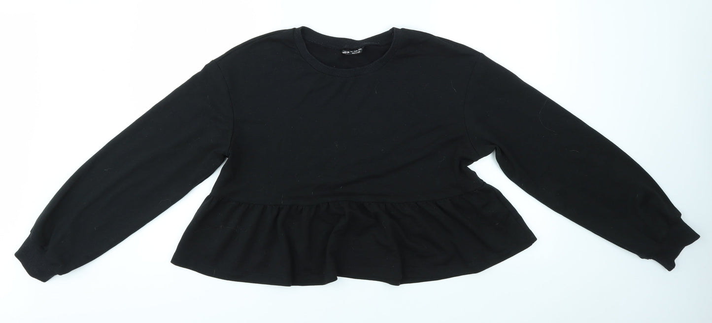 SheIn Womens Black   Pullover Jumper Size L