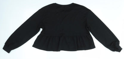 SheIn Womens Black   Pullover Jumper Size L