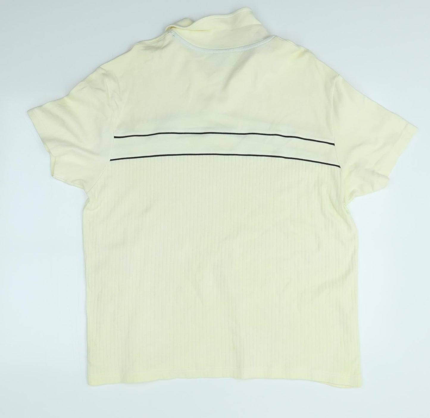 NEXT Mens Yellow    Polo Size XL