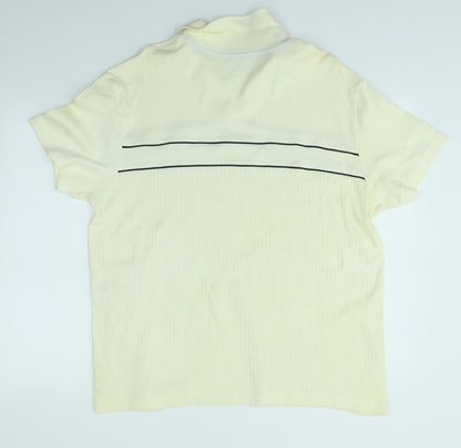 NEXT Mens Yellow    Polo Size XL