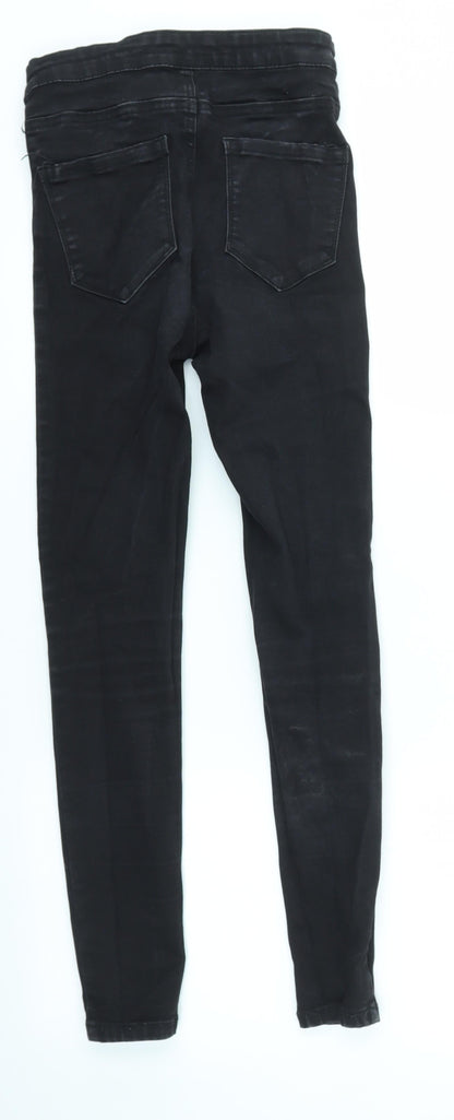 Primark Womens Black   Jegging Jeans Size 8 L25 in