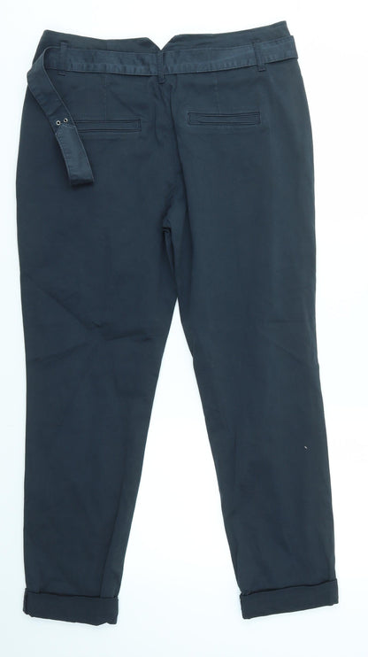 Womens UK Size 8 Yessica Regular Fit  Blue Trousers