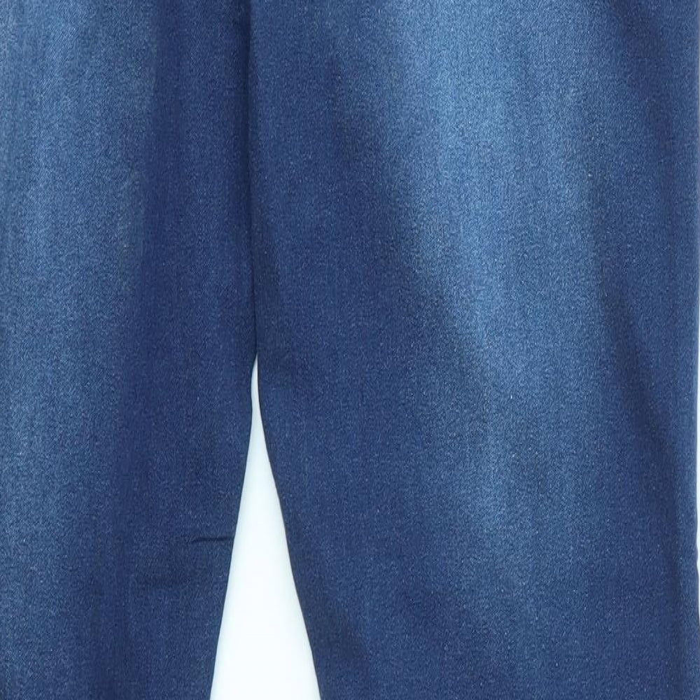 Grabal Alok Womens Blue   Bootcut Jeans Size 14 L30 in