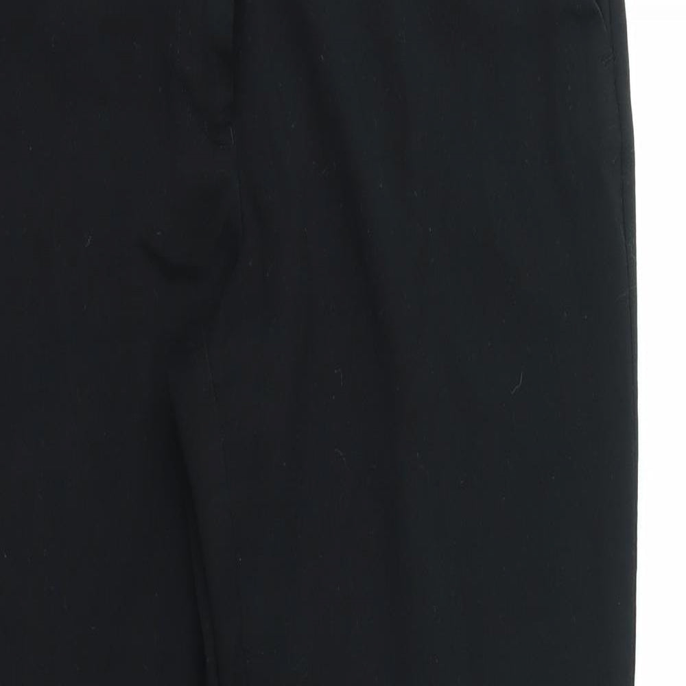Womens UK Size 12 NEXT Regular Fit Dress Pants Black Trousers