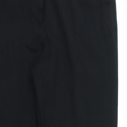 Womens UK Size 12 NEXT Regular Fit Dress Pants Black Trousers