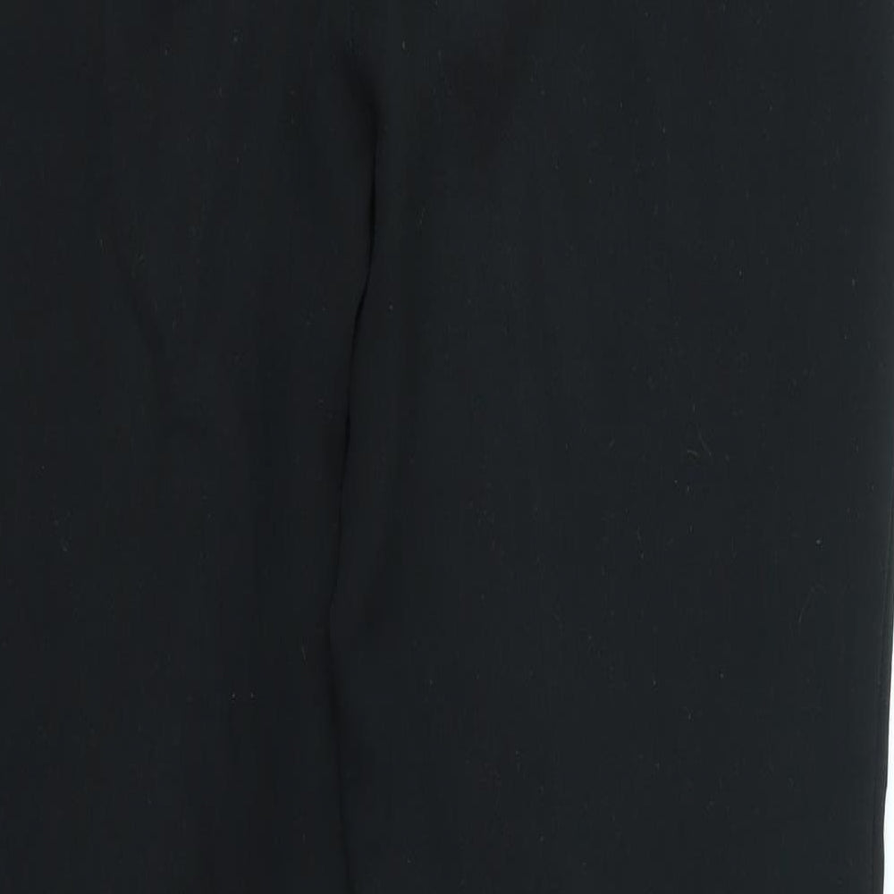 Womens UK Size 12 NEXT Regular Fit Dress Pants Black Trousers