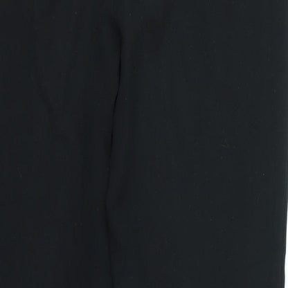 Womens UK Size 12 NEXT Regular Fit Dress Pants Black Trousers
