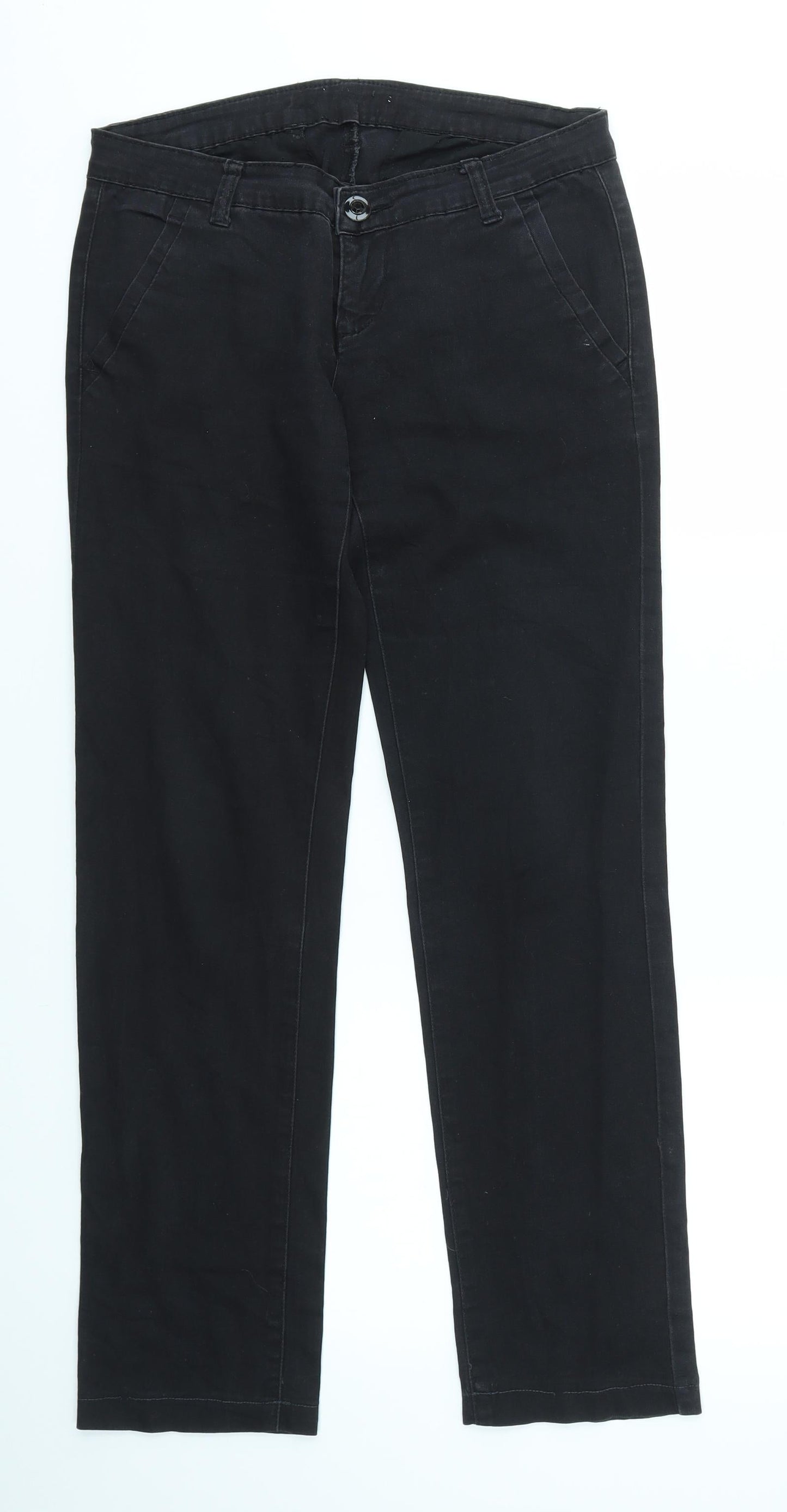 Preworn Womens Black   Straight Jeans Size 29 in L29 in