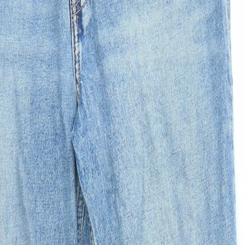 Womens UK Size 12 H&M Regular Fit Straight Blue Jeans