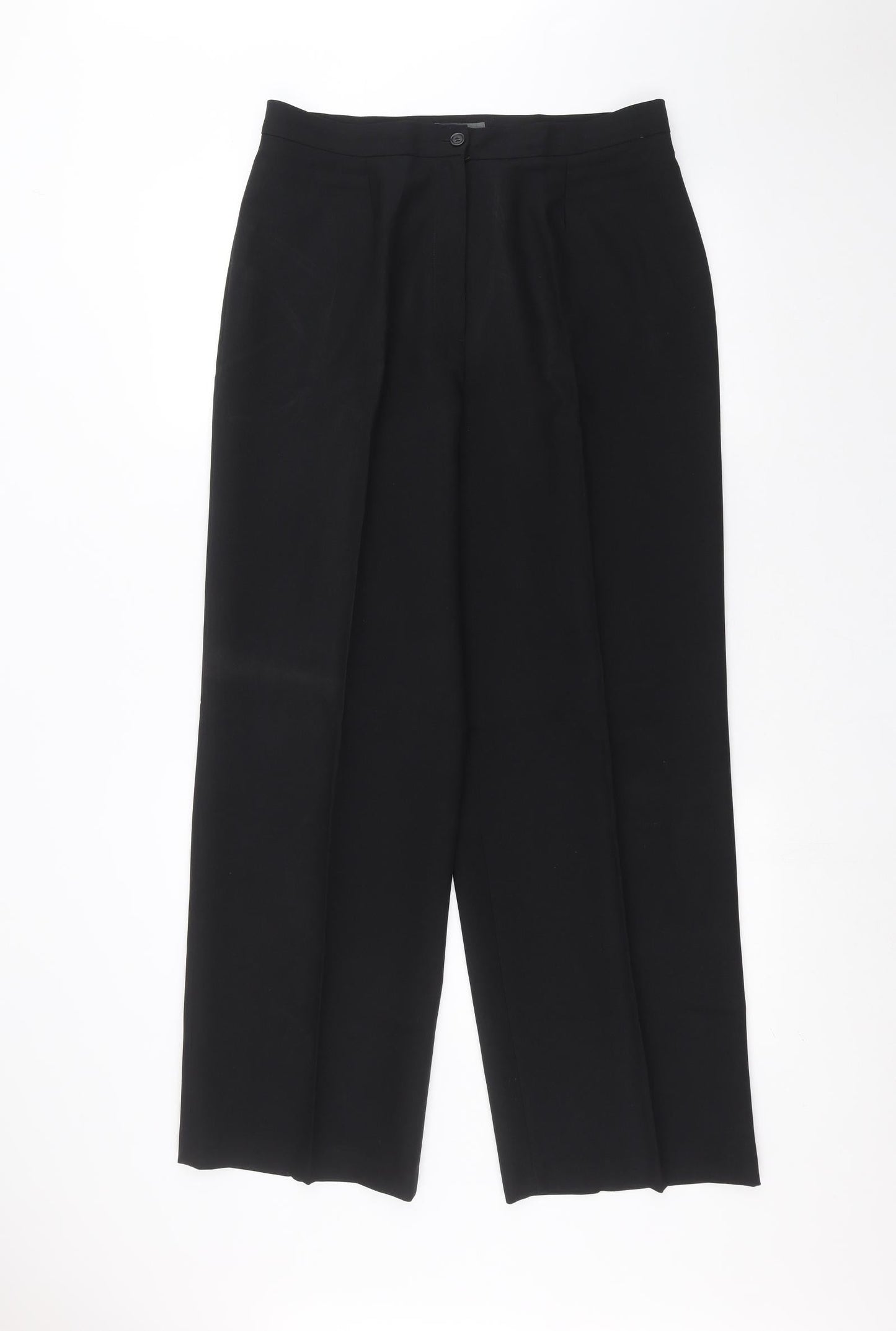 Essentails Womens Black   Trousers  Size 16 L29 in
