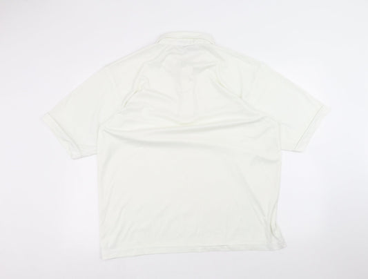 ted taylor Mens White    Polo Size XL