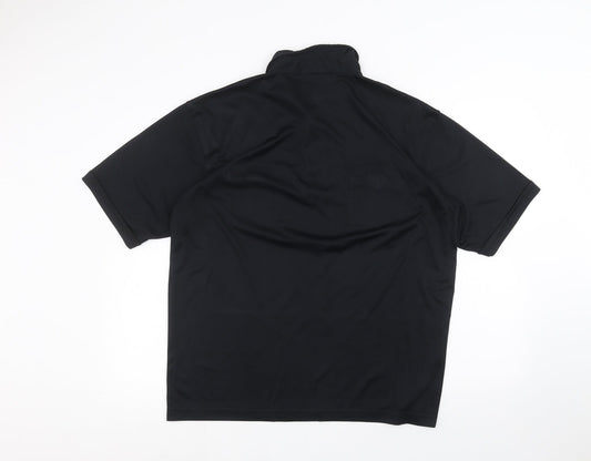 ted taylor Mens Black    Polo Size XL