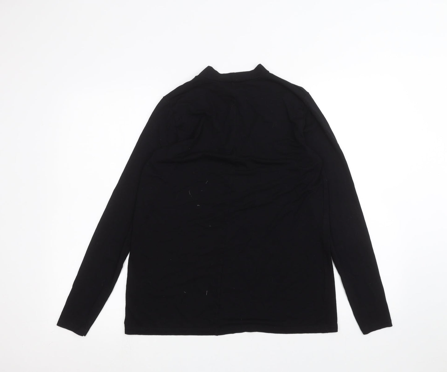 Womens UK Size 6 ASOS Black Basic T-Shirt