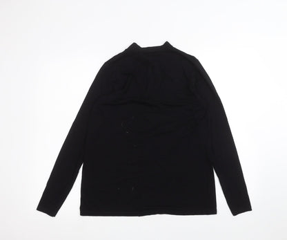 Womens UK Size 6 ASOS Black Basic T-Shirt