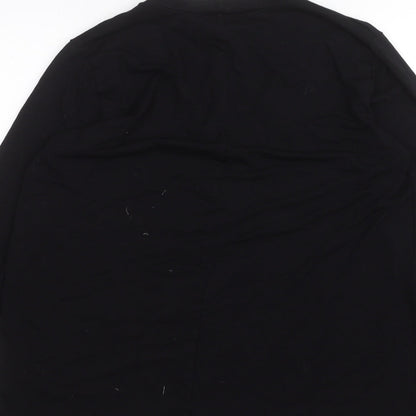 Womens UK Size 6 ASOS Black Basic T-Shirt