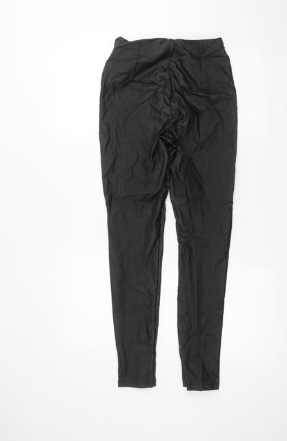 Womens UK Size 6 Boohoo Regular Fit  Black Trousers