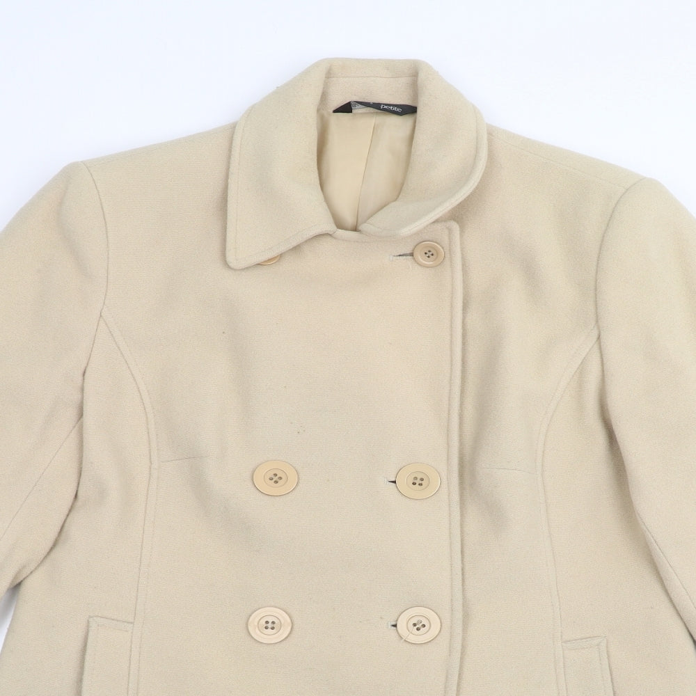 Womens UK Size 14 BHS Beige Jacket