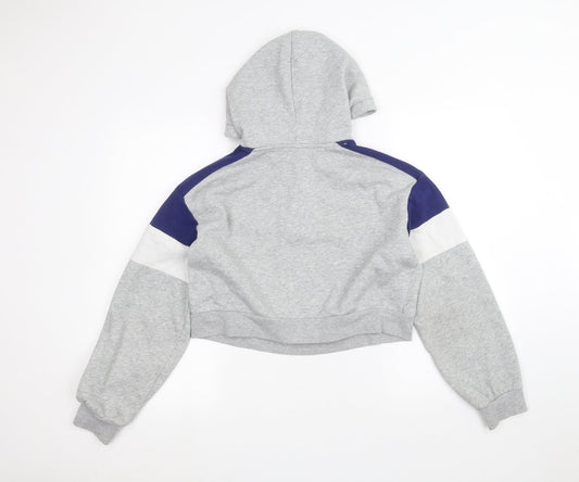 H&M Womens Grey   Pullover Hoodie Size S