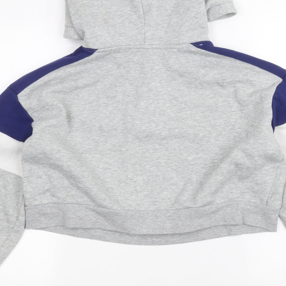 H&M Womens Grey   Pullover Hoodie Size S