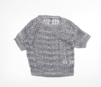 Womens UK Size 10 Marks and Spencer Grey Pullover Jumper