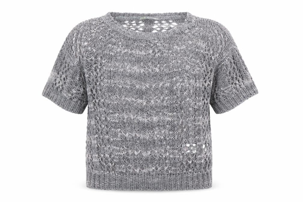 Womens UK Size 10 Marks and Spencer Grey Pullover Jumper