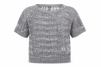 Womens UK Size 10 Marks and Spencer Grey Pullover Jumper