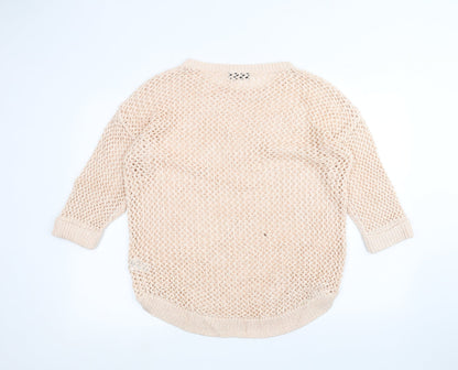 Womens UK Size M Wallis Pink Pullover Jumper