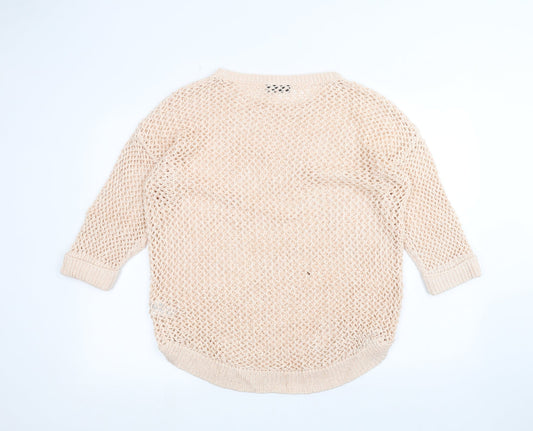 Womens UK Size M Wallis Pink Pullover Jumper