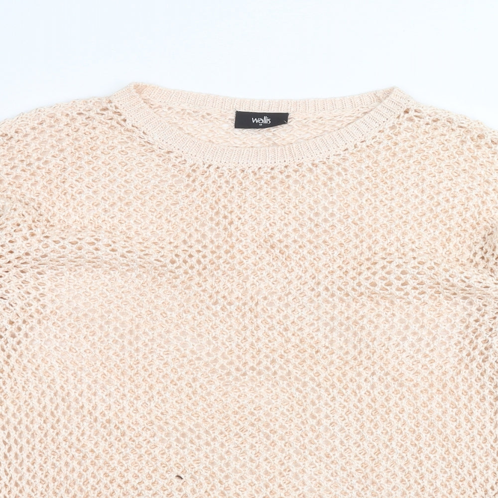 Womens UK Size M Wallis Pink Pullover Jumper