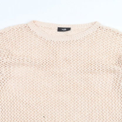 Womens UK Size M Wallis Pink Pullover Jumper
