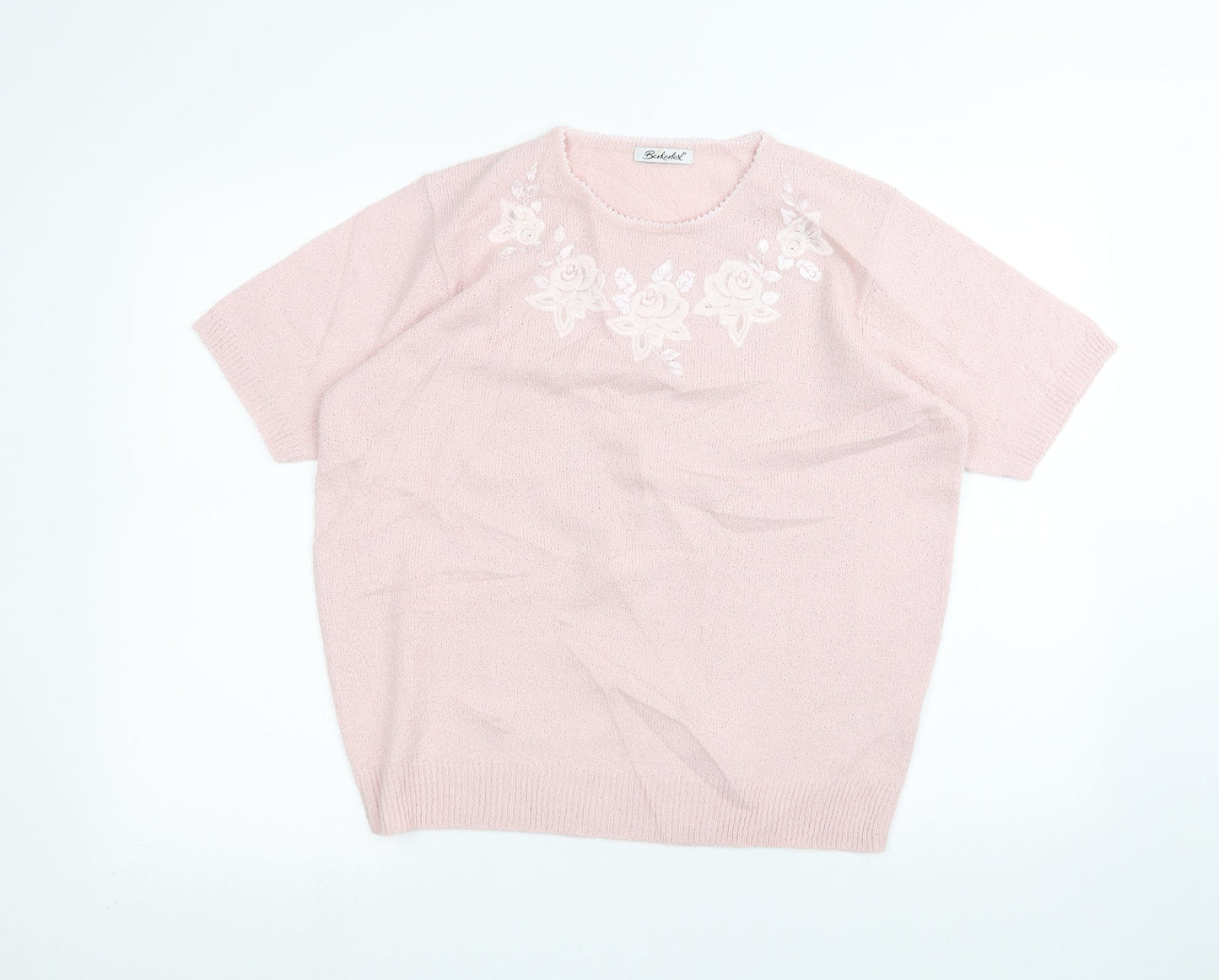 Berkertex Womens Pink   Basic T-Shirt Size 14