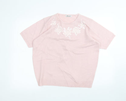 Berkertex Womens Pink   Basic T-Shirt Size 14