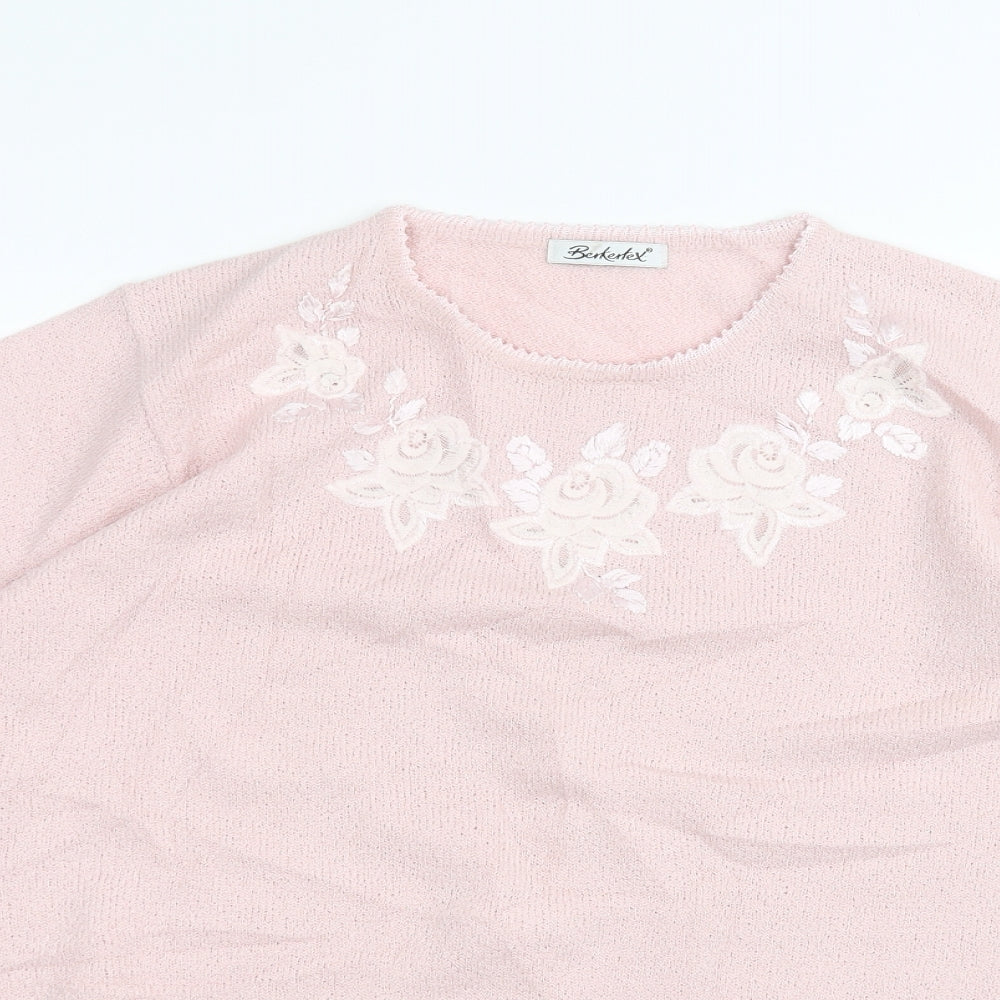 Berkertex Womens Pink   Basic T-Shirt Size 14