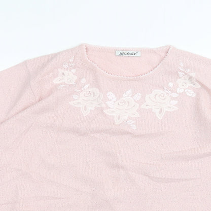 Berkertex Womens Pink   Basic T-Shirt Size 14