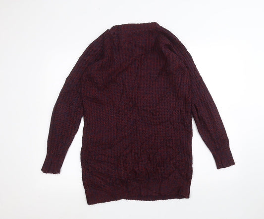 Boohoo Womens Red   Pullover Jumper Size XS