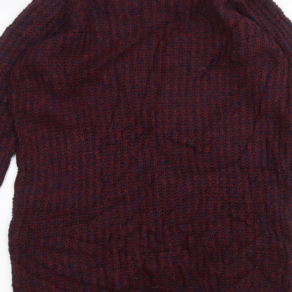 Boohoo Womens Red   Pullover Jumper Size XS