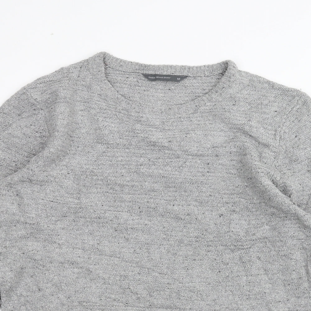 Cedar Wood State Mens Grey   Pullover Jumper Size M