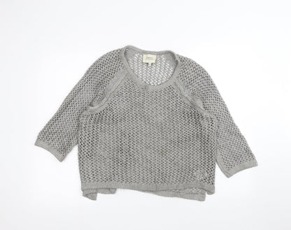 Womens UK Size 18 Papaya Grey Pullover Jumper